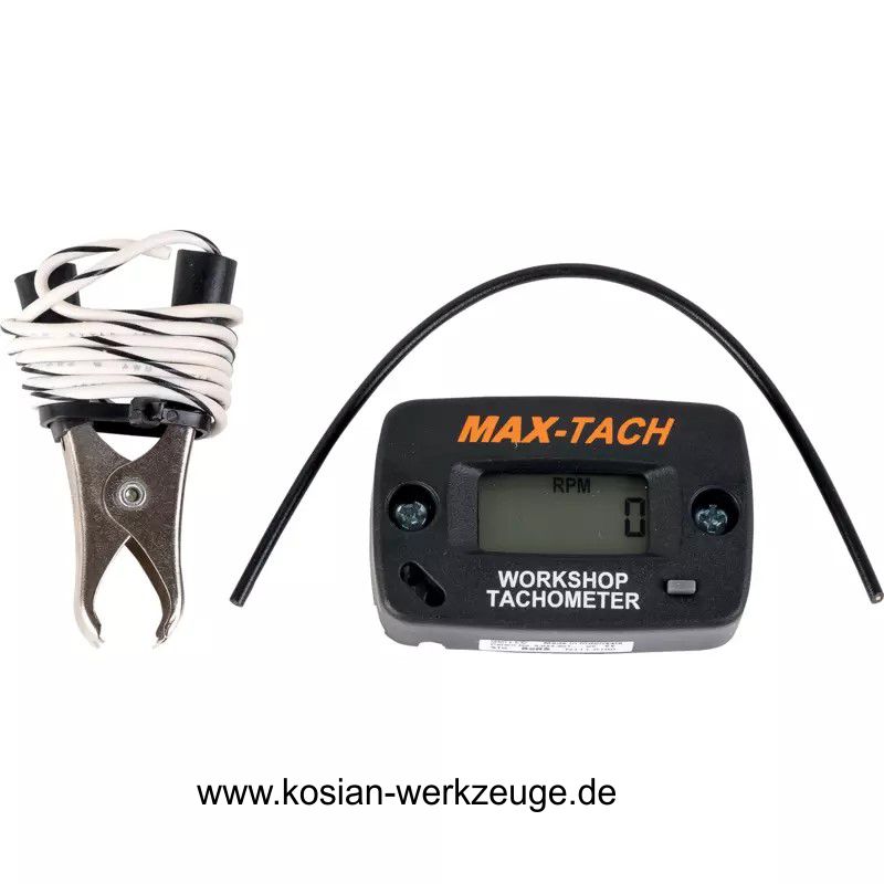 Max-Tach Drehzahlmesser für 2-4 Takt Motoren, Motorsägen